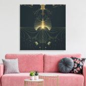 Magische Tuin Canvas Afdruk (Insitu (Woonkamer))