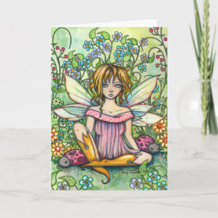 Magische Tuin Cute Fee Kaart van Molly Harrison