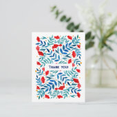 Magische tuin Dank je wel briefkaart (Staand voorkant)