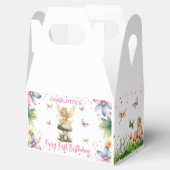 Magische tuin fee 1e verjaardag bedankdoosjes (Geopend)