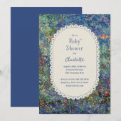 Magische tuin handgeschilderde baby shower kaart (Voorkant / Achterkant)