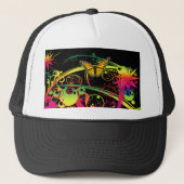 Magische tuin met Butterflies Trucker Hat Pet (Voorkant)