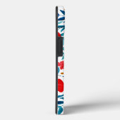 Magische tuin - rood en turquoise Case-Mate iPhone case (Achterkant / Rechts)