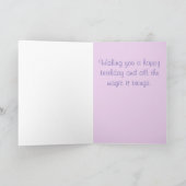 Magische tuin Verjaardag Wens Kaart (Binnen)