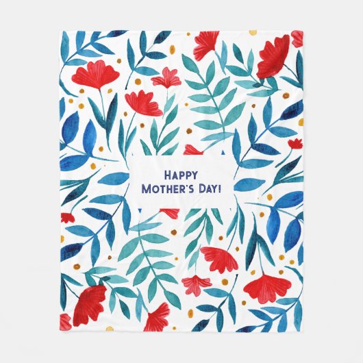 Magische TuinMoederdag Fleece Deken (Voorkant)