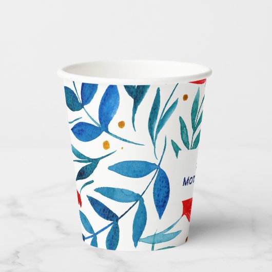 Magische TuinMoederdag Papieren Bekers (Voorkant)