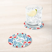 Magische TuinMoederdag Ronde Kartonnen Onderzetter (Insitu)