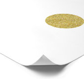 Magische Unicorn achtergrond Regelboog Unicorn ach Poster (Hoek)