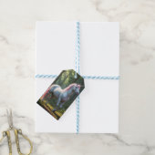 Magische Unicorn Birthday Cadeaulabel (Met Touw)