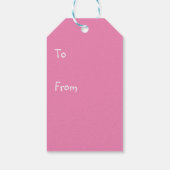 Magische Unicorn Birthday Cadeaulabel (Achterkant)