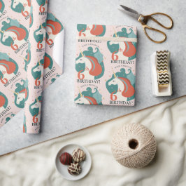 Magische Unicorn Birthday Cadeaupapier