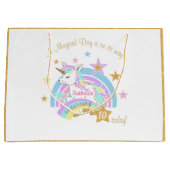 Magische Unicorn Birthday Groot Cadeauzakje (Voorkant)