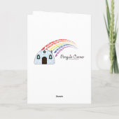 Magische Unicorn Birthday Kaart (Achterkant)