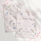 Magische Unicorn Birthday Kaart