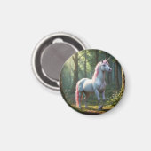 Magische Unicorn Birthday Magneet (Voorkant / Achterkant)