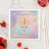Magische Unicorn Birthday Servet (Insitu)