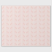 Magische Unicorn Blush Pink Cadeaupapier (Vlak)