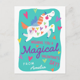 Magische Unicorn Briefkaart Size Classroom Valenti