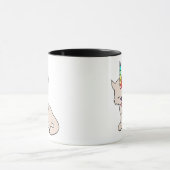 Magische Unicorn Cat = Keukenmaïs Mok (Midden)