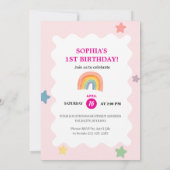 Magische Unicorn Dreamland Uitnodiging (Achterkant)