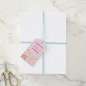 Magische Unicorn Dreamland Uitnodiging Cadeaulabel (Met Touw)