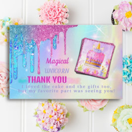 Magische Unicorn Hartelijk dank Bedankkaart