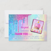 Magische Unicorn Hartelijk dank Bedankkaart (Voorkant)