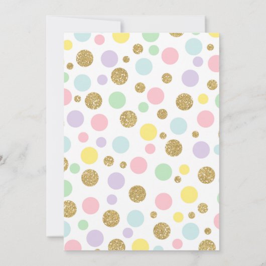 Magische Unicorn Hartelijk dank voor uw kaart Roze (Achterkant)