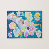 Magische Unicorn Ice Cream Castle Rainbow Legpuzzel (Horizontaal)