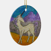 Magische Unicorn Keramisch Ornament (Rechts)