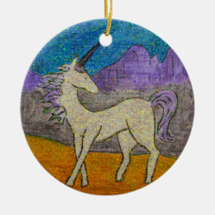 Magische Unicorn Keramisch Ornament