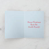 Magische Unicorn Kerstmis Feestdagen Kaart (Binnen)