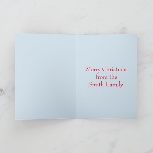 Magische Unicorn Kerstmis Feestdagen Kaart (Binnen)