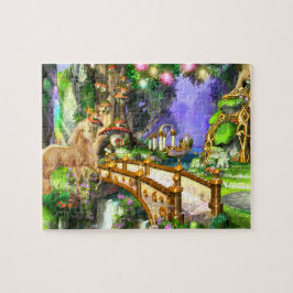 Magische Unicorn Legpuzzel