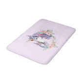 Magische Unicorn Mam en Baby Waterverf Badmat (Gekanteld)