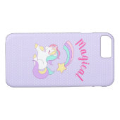 Magische Unicorn met Rainbow Shooting Star Case-Mate iPhone Case (Achterkant (Horizontaal))