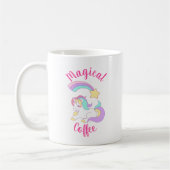 Magische Unicorn met Rainbow Shooting Star Koffiemok (Links)