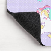 Magische Unicorn met Rainbow Shooting Star Muismat (Hoek)