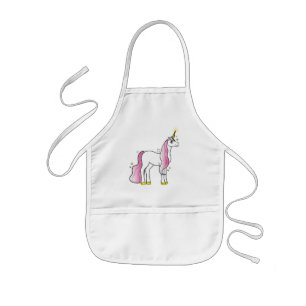 Magische Unicorn met roze mane en staart Kinder Schort