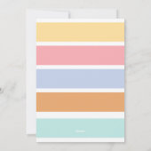 Magische Unicorn op de persoonlijke thuisdag van d Kaart (Achterkant)