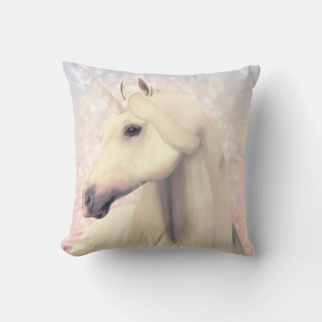 Magische Unicorn Pillow Kussen (Voorkant)
