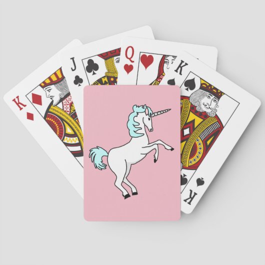Magische Unicorn Pokerkaarten (Achterkant)