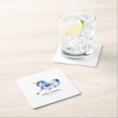 Magische Unicorn Rainbow 5th Birthday Party Kartonnen Onderzetters (Insitu)