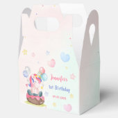 Magische Unicorn Rainbow Birthday Bedankdoosjes (Geopend)