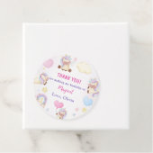 Magische Unicorn Rainbow Birthday Bedankjes Labels (In situ)