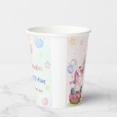 Magische Unicorn Rainbow Birthday Papieren Bekers (Rechts)