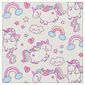 Magische Unicorn Rainbow Star en Cloud Stof (Close Up)