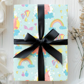 Magische Unicorn-regenboog Cadeaupapier