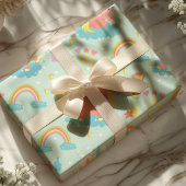 Magische Unicorn-regenboog Cadeaupapier