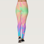 Magische Unicorn Roze Blauwe Leggings (Achterkant)